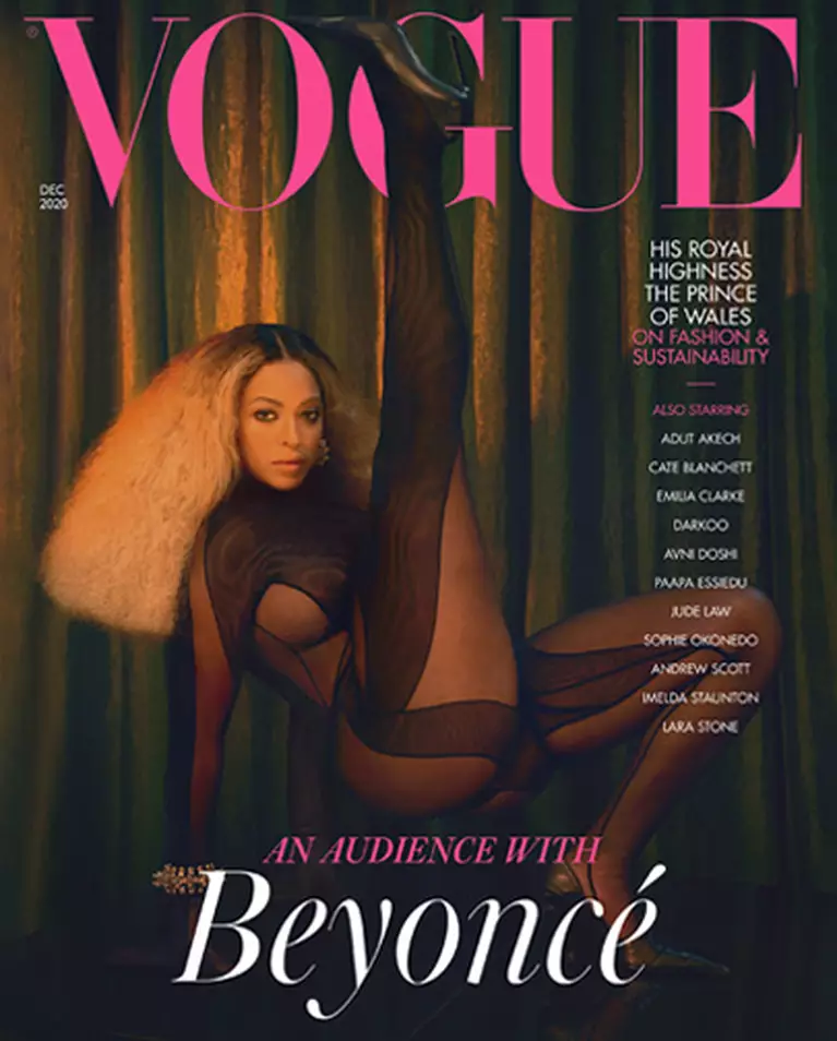 Beyoncé op de cover van Vogue