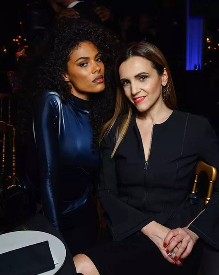 Tina Kunakey en Sandrine Groslier bij het Numero Magazine-liefdadigheidsgala – MUGLER MAG